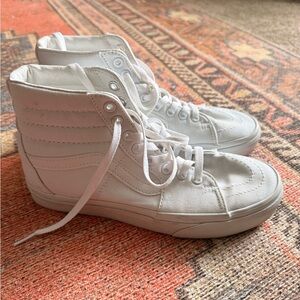 Vans White High-Top Sneakers